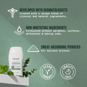 Carpe Underarm Antiperspirant and Deodorant for Women and Men, Cucumber Spa, 1.69 fl oz - Image 26