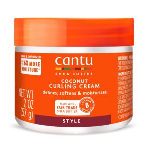 Cantu Shea Butter for Natural Hair Coconut Curling Cream, 2 oz