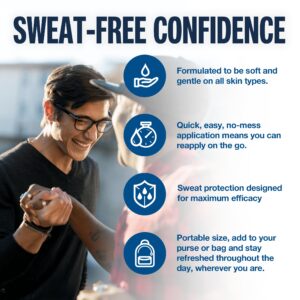 Carpe Sweat Absorbing Hand Lotion for Sweaty Hands, Anti Sweat Lotion, 1.35 fl oz - Image 4