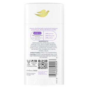 Dove VitaminCare+ Aluminum Free Deodorant Stick for Women Lavender & Chamomile, 2.6 oz - Image 8