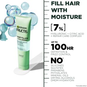 Garnier Fructis Hair Filler Hyaluronic Acid Moisture Repair Gel Cream, 5.1 fl oz - Image 4