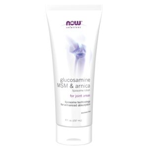 NOW Solutions, Glucosamine, MSM and Arnica Liposome Lotion, For Joint Areas, Liposome Technology for Enhanced Absorption, 8-Ounce - Image 1