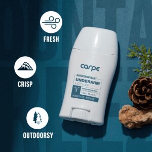 Carpe Underarm Antiperspirant and Deodorant for Men, Mountain Breeze, 1.69 fl oz - Image 5