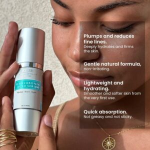 Kleem Organics Hyaluronic Acid Serum – Deep Hydration, Anti-Aging, All Skin Types - 1 Fl. Oz - Image 3