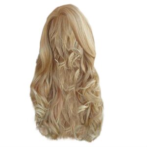 Adakot Blonde Wigs for Women Human Hair, Long Curly Wavy Lace Front Wigs Human Hair Natural Color - Image 3