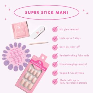 Olive & June Super Stick Mani Round Short Press-On Tabs, Spooky & Starry, 32 Pieces - Image 5