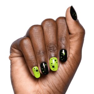 Olive & June Super Stick Mani Round Short Press-On Tabs, Spooky & Starry, 32 Pieces - Image 7