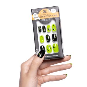 Olive & June Super Stick Mani Round Short Press-On Tabs, Spooky & Starry, 32 Pieces - Image 12