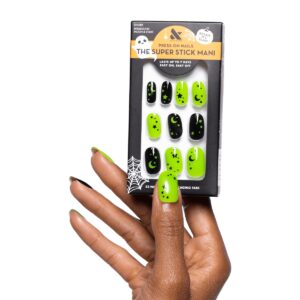 Olive & June Super Stick Mani Round Short Press-On Tabs, Spooky & Starry, 32 Pieces - Image 14