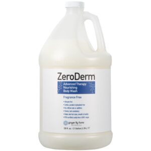 Ginger Lily Farms Botanicals ZeroDerm Advanced Therapy Nourishing Body Wash, 100% Vegan & Cruelty-Free, Fragrance Free, 1 Gallon (128 Fl. Oz.) Refill - Image 1