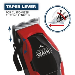 Wahl Clipper Clip 'N Trim 2 in 1 Hair Cutting Corded Clipper/Trimmer for Men and Women Kit 79900-1501 - Image 6