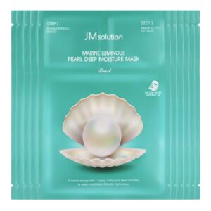 JM Solution Marine Luminous Pearl Deep Moisture Mask Box, 10 pcs - Image 2