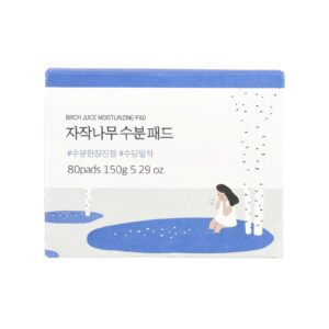 ROUND LAB Birch Juice Moisturizing Cleansing Pad 80 Pads - Image 4