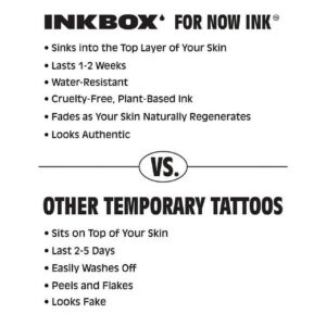 Inkbox Temporary Tattoos, I Love You, 1 Pack - Image 4