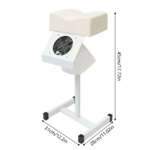 Denest Pedicure Manicure Chair Salon Lift Stool Freestanding Footrest Nail Stool - Image 2