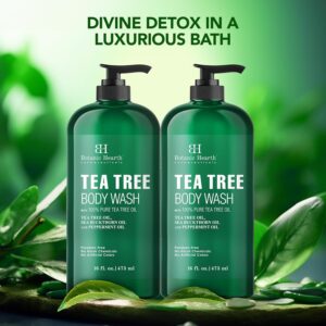 Botanic Hearth Tea Tree Body Wash - 16 fl oz - Helps Soothe Itchy, Dry Skin, Antifungal Body Wash with 100% Pure Tea Tree Oil - Sulfate Free, Paraben Free, for Men and Women - Image 6