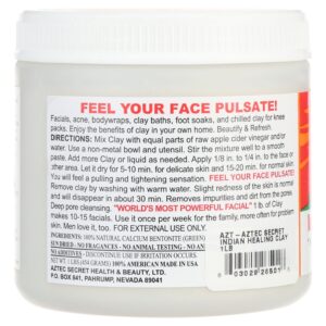 Indian Healing Clay by Aztec Secret for Unisex - 16 oz Clay - Image 6