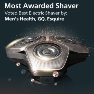Philips Norelco S9000 Prestige Rechargeable Wet & Dry Shaver with Precision Trimmer and Premium Case, SP9841/84 - Image 3
