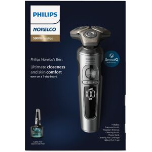Philips Norelco S9000 Prestige Rechargeable Wet & Dry Shaver with Precision Trimmer and Premium Case, SP9841/84 - Image 10