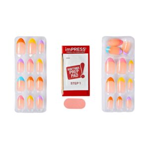 KISS imPRESS Press on Nails, Young Love, Purple, Medium Almond, 30 Count - Image 3