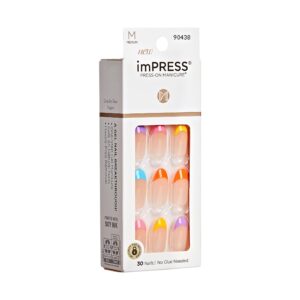 KISS imPRESS Press on Nails, Young Love, Purple, Medium Almond, 30 Count - Image 6