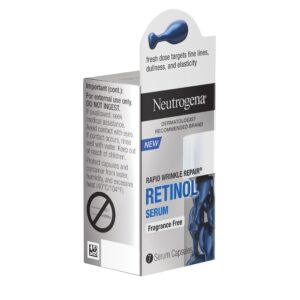 Neutrogena Rapid Wrinkle Repair Retinol Face Serum Capsules, 7 Ct - Image 4