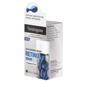 Neutrogena Rapid Wrinkle Repair Retinol Face Serum Capsules, 7 Ct - Image 5