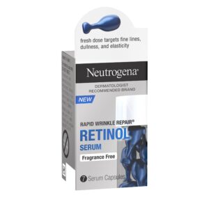Neutrogena Rapid Wrinkle Repair Retinol Face Serum Capsules, 7 Ct - Image 6
