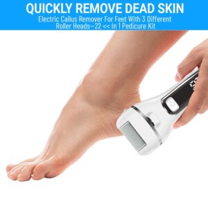 RadBizz Pedicure Kit - Foot Care Electric Foot File and Pedicure Tools - Image 6