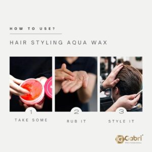 Gabri Hair Styling Wax 150Ml Maximum Control And Long Lasting Ultra Strong Shine - Image 3