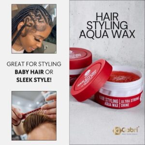 Gabri Hair Styling Wax 150Ml Maximum Control And Long Lasting Ultra Strong Shine - Image 4