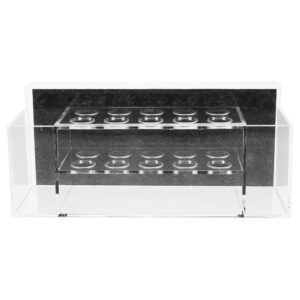 Magnetic Pen Holder Office Clear Makers Rack Makeup Brush Organizer
