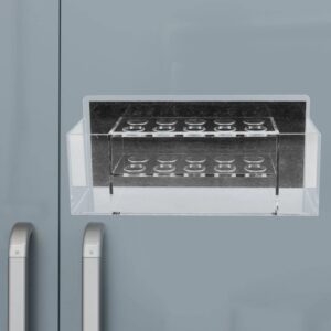 Magnetic Pen Holder Man Makeup Brush Organizer Holes Storage Rack - Image 3