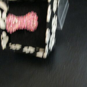 Doggie Pink Jeweled Bone Shaped Fur Clip By Mud Pie, Nib - Image 3