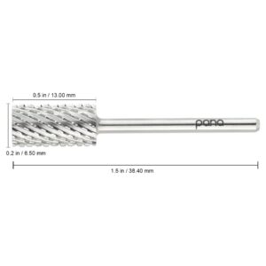 Professional Silver Large Barrel Nail Carbide Drill Bit 2X Coarse Grit - Image 2