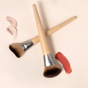 EcoTools Blush + Highlight Brush Duo, Face Makeup Brushes, 2 Piece Set - Image 7