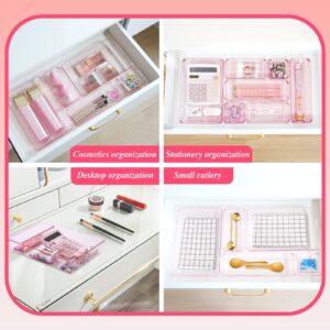 Trotianingyu 25 PCS Plastic Drawer Organizers Set,4-Size Drawer Organizer Trays -Green - Image 11