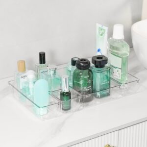 Trotianingyu 25 PCS Plastic Drawer Organizers Set,4-Size Drawer Organizer Trays -Green - Image 16