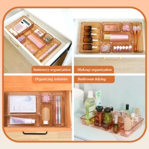 Trotianingyu 25 PCS Plastic Drawer Organizers Set,4-Size Drawer Organizer Trays -Green - Image 23