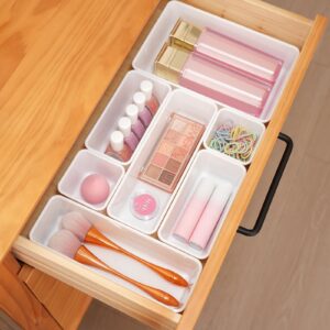 Trotianingyu 25 PCS Plastic Drawer Organizers Set,4-Size Drawer Organizer Trays -Green - Image 34
