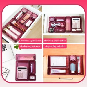 Trotianingyu 25 PCS Plastic Drawer Organizers Set,4-Size Drawer Organizer Trays -Green - Image 38