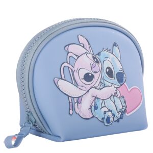Disney Women's Stitch and Angel Blue Large Dome Travel Bag - Image 2