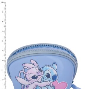 Disney Women's Stitch and Angel Blue Large Dome Travel Bag - Image 4