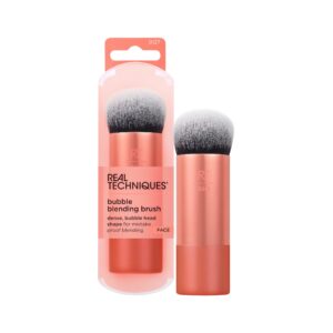 Real Techniques Bubble Blending Makeup Brush, Multipurpose Face Brush for Liquid, Cream, & Powder - Image 1