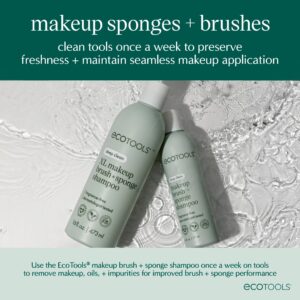 EcoTools Makeup Brush + Sponge Shampoo, Makeup Brush Cleaner, 6 fl.oz./ 177 ml, 1 Count - Image 13