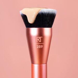 Real Techniques Glow Round Base Makeup Brush, for Liquid & Cream Foundation, 1 Count - Image 6