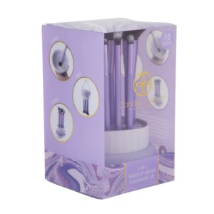 Candie Couture 9 Piece Brush Set with Silicone Holder. Hold, Display and Dry Your Brushes. - Image 4