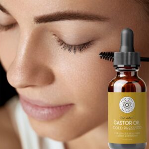 Castor Oil for Eyelashes and Eyebrows - Brow and Lash Growth Serum - 1 fl oz - Pure Body Naturals - Image 6