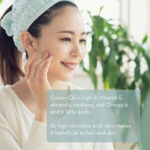 Castor Oil for Eyelashes and Eyebrows - Brow and Lash Growth Serum - 1 fl oz - Pure Body Naturals - Image 12