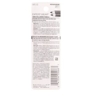 Maybelline Expert Wear Twin Brow and Eye Pencils, Velvet Black - Image 33